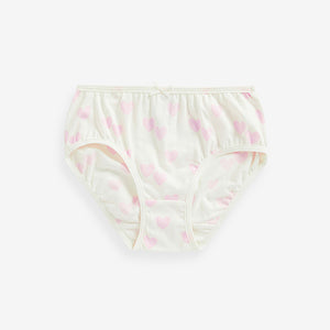 Pink/White Briefs 10 Pack