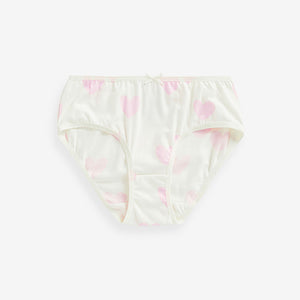 Pink/White Briefs 10 Pack