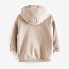 Load image into Gallery viewer, Stone Brown Zip Through Hoodie (6mths-6yrs)
