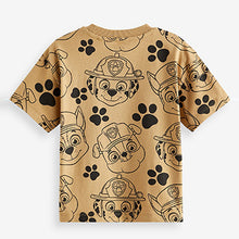 Load image into Gallery viewer, Tan Brown PAW Patrol All-Over-Printed License T-Shirt (3mths-5-6yrs)
