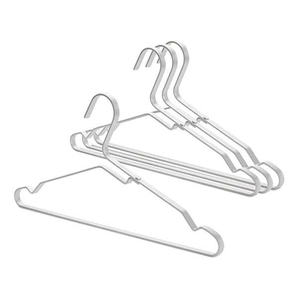 Brabantia Aluminium Clothes Hanger, set of 4 Silver