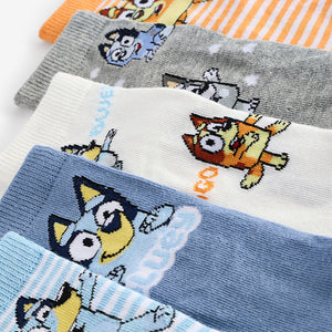Bluey License Character Cotton Rich Socks 5 Pack