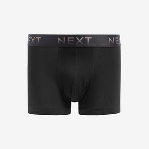 Black Ombre Metallic Waistband 4 pack Hipster Boxers