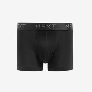 Black Ombre Metallic Waistband 4 pack Hipster Boxers