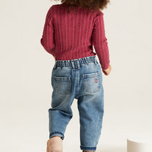 Load image into Gallery viewer, Blue Denim Character Mom Jeans (3mths-6yrs)
