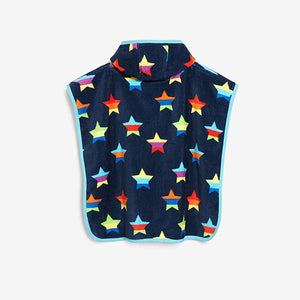 Rainbow Star Towel Poncho (9mths-6yrs)