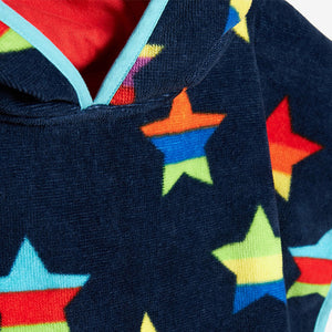 Rainbow Star Towel Poncho (9mths-6yrs)