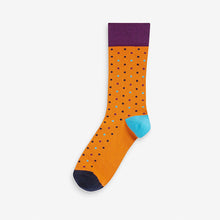 Load image into Gallery viewer, Bright Stripe Spot Pattern Socks 8 Pack
