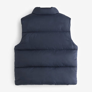 Navy Blue Padded Gilet (3mths-6yrs)
