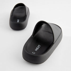 Black Chunky Sliders