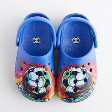 Load image into Gallery viewer, Cobalt Blue Football Clogs

