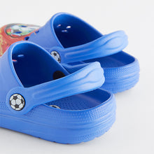 Load image into Gallery viewer, Cobalt Blue Football Clogs
