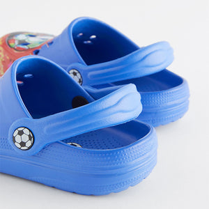 Cobalt Blue Football Clogs