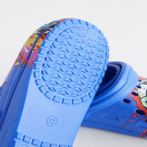 Cobalt Blue Football Clogs