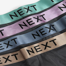 Load image into Gallery viewer, Grey Mixed Light Metallic Waistband 4 Pack Hipster Boxers
