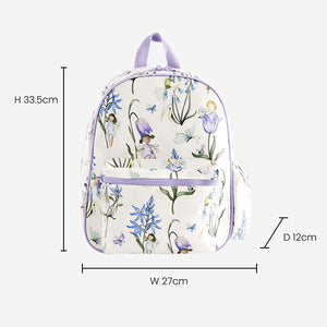Blue/Ecru Bluebell Fairy Backpack