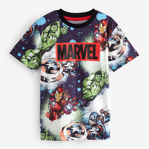 Blue Licensed Marvel Avengers T-Shirt (3-8yrs)