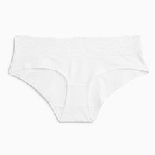 Load image into Gallery viewer, Monochrome Lace Trim Cotton Blend Knickers 4 Pack
