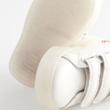 Load image into Gallery viewer, White Rainbow Happy Light-Up Trainers

