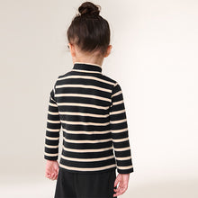 Load image into Gallery viewer, Stripe Brushed Long Sleeve Roll Neck Top (3mths-6yrs)
