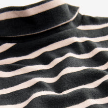 Load image into Gallery viewer, Stripe Brushed Long Sleeve Roll Neck Top (3mths-6yrs)
