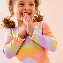 Load image into Gallery viewer, Rainbow Cotton Rich Long Sleeve Rib T-Shirt (3mths-7yrs)
