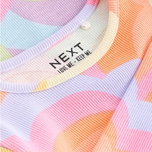 Load image into Gallery viewer, Rainbow Cotton Rich Long Sleeve Rib T-Shirt (3mths-7yrs)

