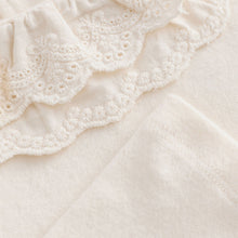 Load image into Gallery viewer, Ecru White Long Sleeve Collar Top (3mths-7yrs)
