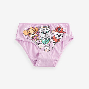 Blue/Pink 100% Cotton Paw Patrol Briefs 5 Pack