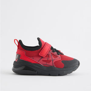 Spider Man Red Spiderman Black Touch Fastening Trainers