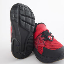Load image into Gallery viewer, Spider Man Red Spiderman Black Touch Fastening Trainers

