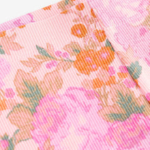 Load image into Gallery viewer, Pink Vintage Floral Rib Jersey Leggings (3mths-6yrs)

