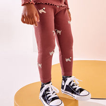 Load image into Gallery viewer, Red Dog Rib Jersey Leggings (3mths-6yrs)
