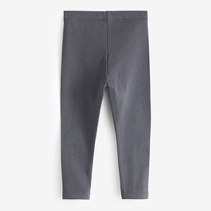 Charcoal Grey Rainbow Embellished Leggings (9mths-6yrs)