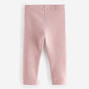 Striped Bear Embellished Leggings (3mths-6yrs)