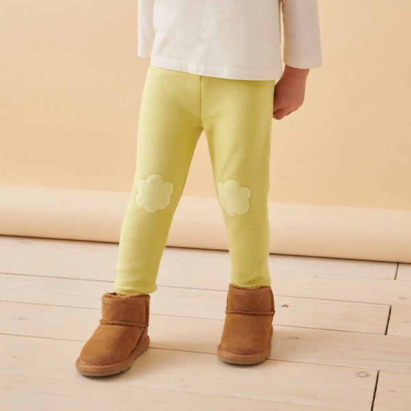 Bright Green Cosy Fleece Lined Leggings (3mths-6yrs)