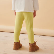 Load image into Gallery viewer, Bright Green Cosy Fleece Lined Leggings (3mths-6yrs)
