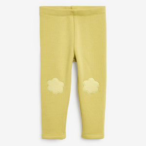 Bright Green Cosy Fleece Lined Leggings (3mths-6yrs)