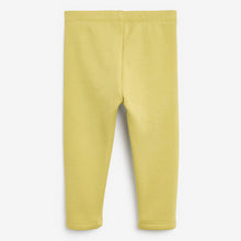 Load image into Gallery viewer, Bright Green Cosy Fleece Lined Leggings (3mths-6yrs)
