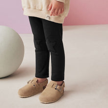 Load image into Gallery viewer, Black Cosy Fleece Lined Leggings (3mths-6yrs)

