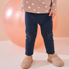 Load image into Gallery viewer, Navy Cosy Fleece Lined Leggings (3mths-6yrs)
