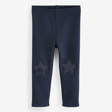Load image into Gallery viewer, Navy Cosy Fleece Lined Leggings (3mths-6yrs)
