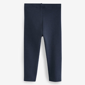 Navy Cosy Fleece Lined Leggings (3mths-6yrs)