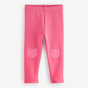Pink Cosy Fleece Lined Leggings (3mths-6yrs)