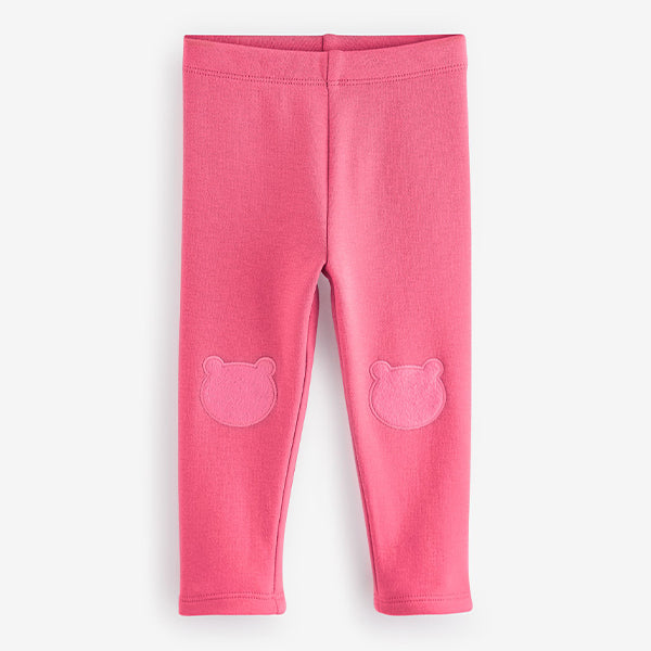 Pink Cosy Fleece Lined Leggings (3mths-6yrs)