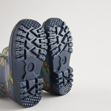 Load image into Gallery viewer, Navy Digger Print Wellies
