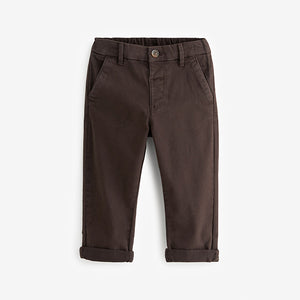 Brown Stretch Chinos Trousers (3mths-6yrs)