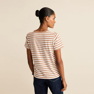 Neutral Essential Pure Cotton Short Sleeve Crew Neck T-Shirt