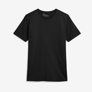 Black Slim Fit Crew Neck T-Shirt