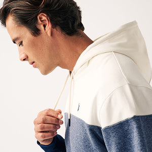 Blue Block Overhead Hoodie